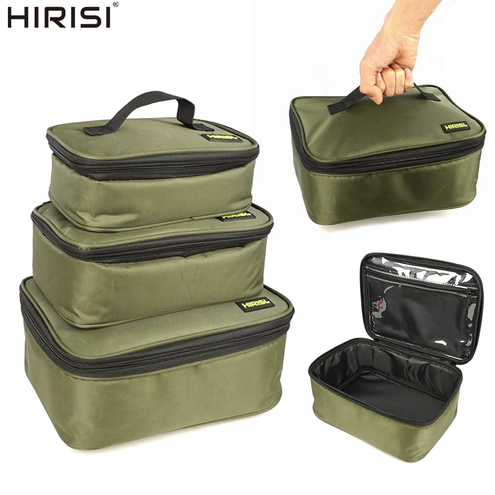 Sac carpe Hirisi grande capacité étanche PVC Oxford avec multiples poches pour moulinets et accessoires