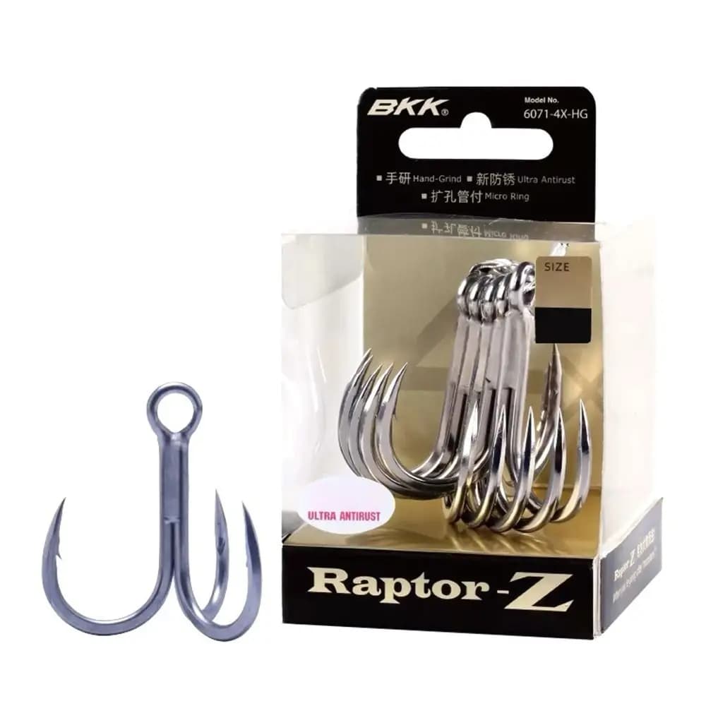 Hameçons triples anti-rouille 4X intensifiés 5-8 pièces - acier haute carbone mat fishing tackle
