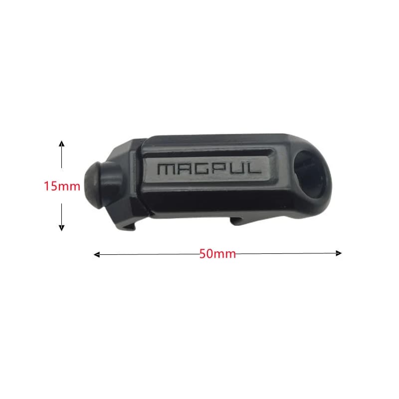 Boucle métal QD 20mm rail Picatinny fixation rapide rail Mlok accessoires fusil pêche