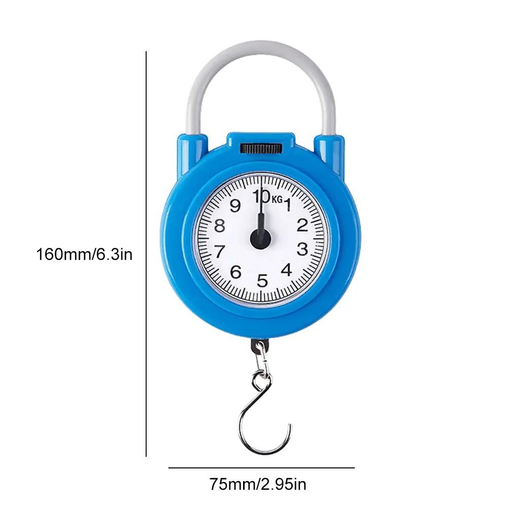 Balance ressort digitale 10kg 0.1kg précision - Balance pêche voyage avec crochet pour bagages outils extérieur