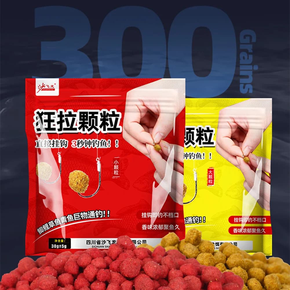 Appâts pellets carp fishing 1/2 pack - Attractant universel facile à utiliser pour carpes herbivores