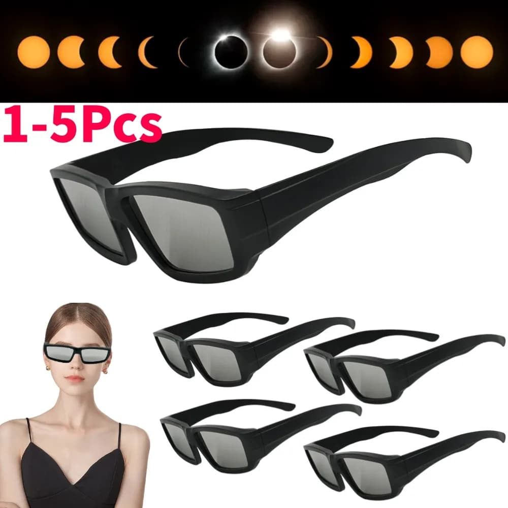Lunettes éclipse solaire pêche - Certifiées ISO - Protection yeux vision directe soleil