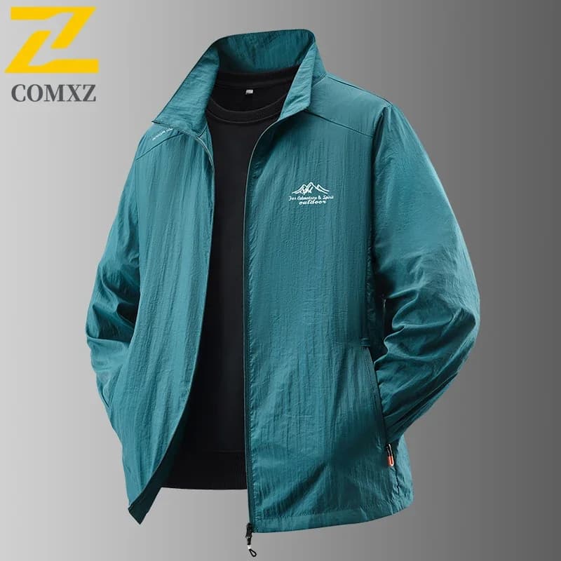 Veste pêche été homme protection UV légère soie glacée respirante anti-soleil pêche en mer