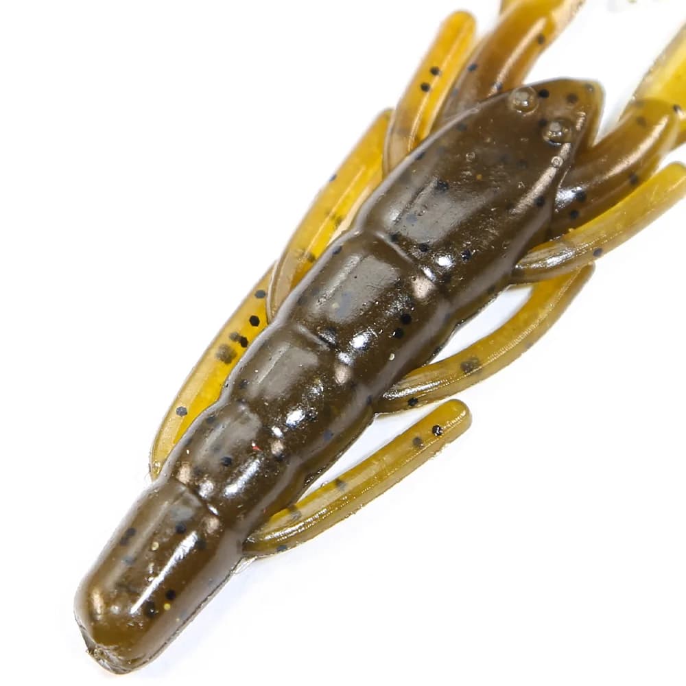 Lot de 6 leurres souples craws pour pêche du black bass - écrevisses soft plastic lure pêche carnassiers