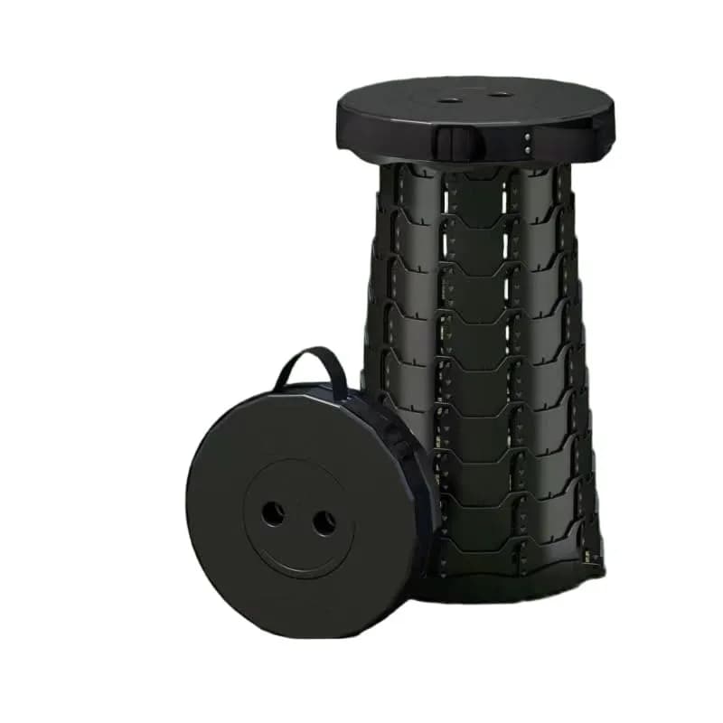 Tabouret pliant télescopique léger portable pour pêche plage et camping extérieur