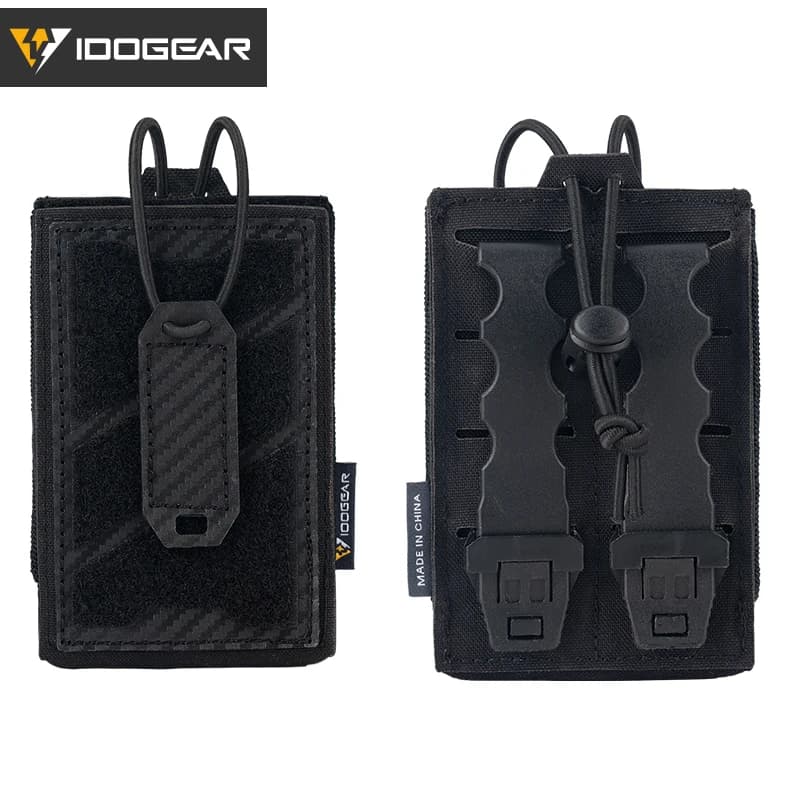 Étui téléphone tactique IDOGEAR TGS 5.56 - Pochette MOLLE universelle camouflage 3588 pour pêche