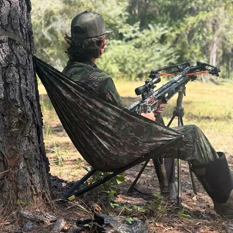 Siège de chasse camouflage pliant hamac portable pour pêche et camping en extérieur