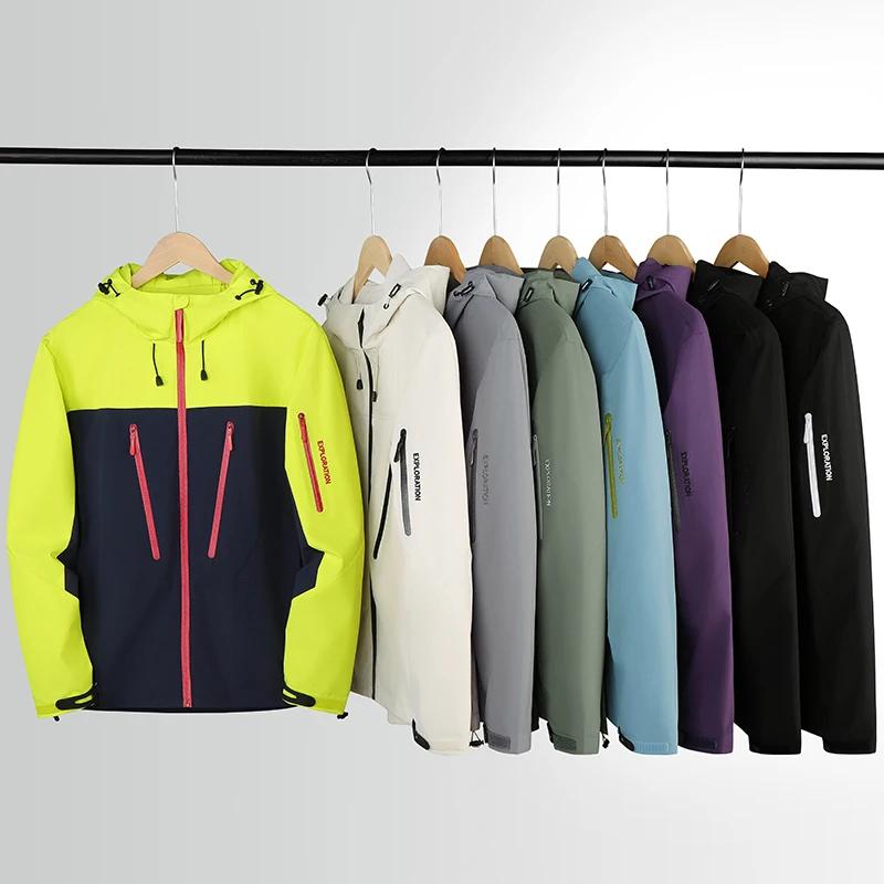 Veste de montagne homme printemps imperméable coupe-vent design hip-hop casual oversize pour pêche