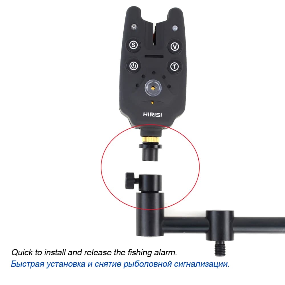 Connecteur à Changement Rapide pour Rod Pod, Bâtons de Rive et Barres de Buzzer - AQ208