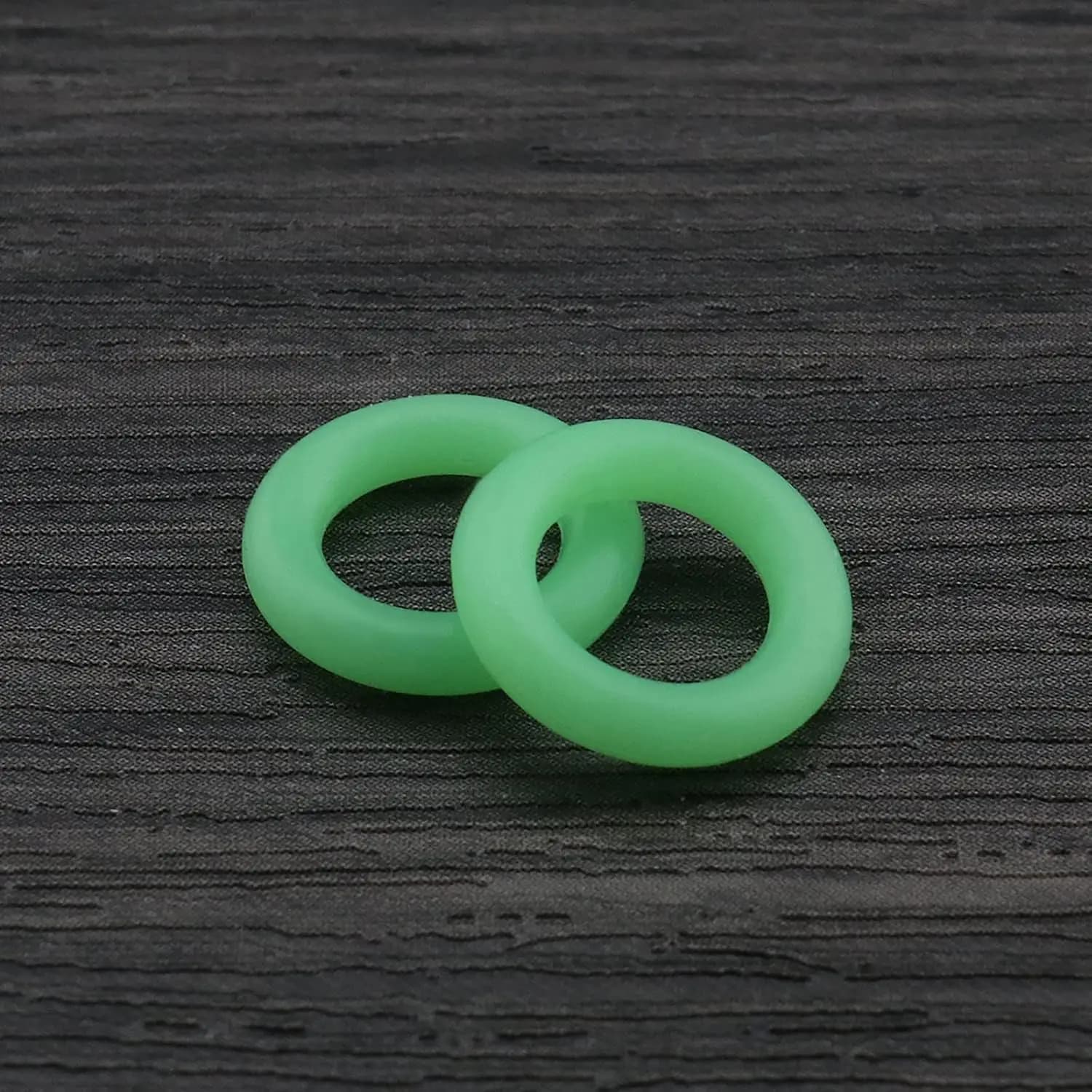 Piquets de tente luminescents silicone vert pour pêche nocturne et camping sécurisé