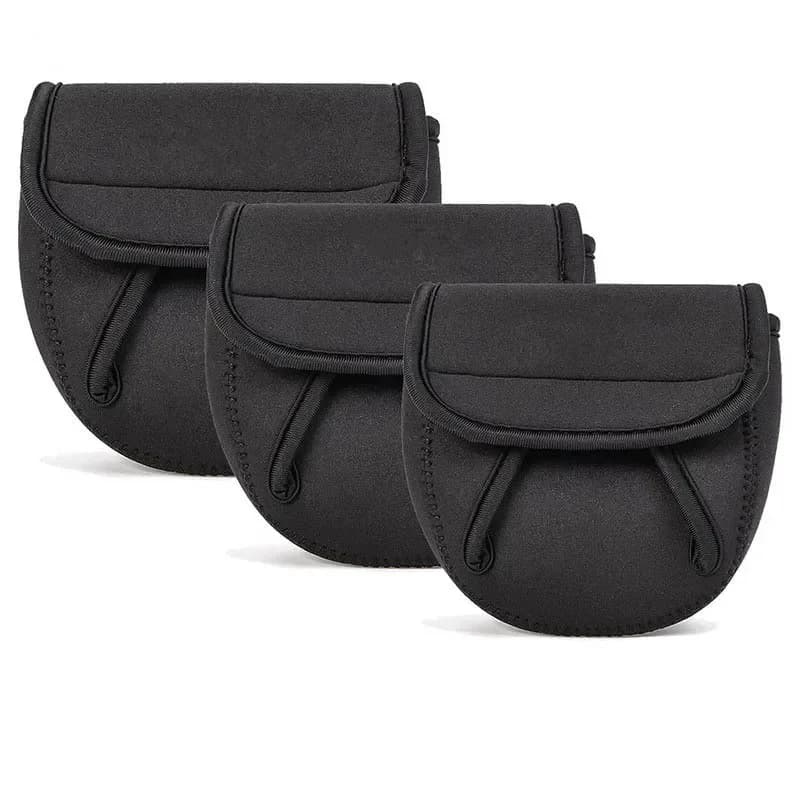 Housse de protection moulinet pêche spinning étanche rangement roue couverture portable