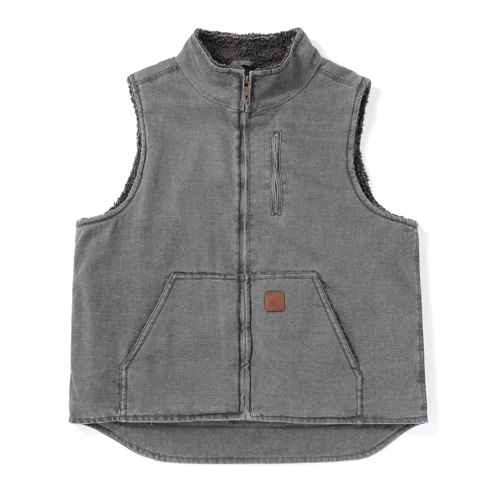 Veste pêche hiver doublée sherpa - Style vintage pour pêche et chasse par temps froid