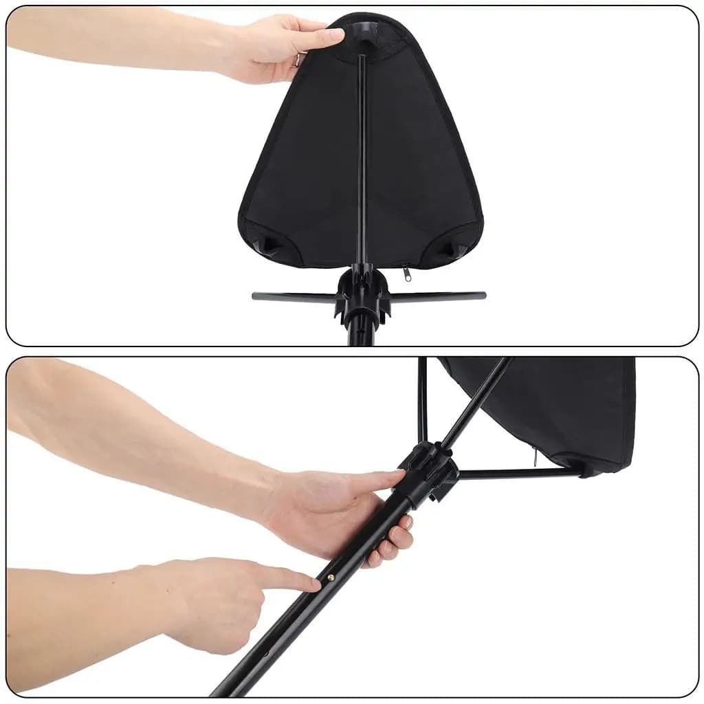 Tabouret tri-pied pliant portable Slacker pour pêche plage randonnée et patio