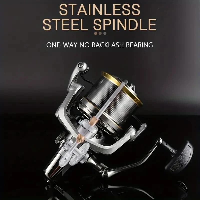 Moulinet Spinning Puissant BILLINGS NGK Acier Inox - Série 8000-14000 Drag 20KG Eau Douce Mer