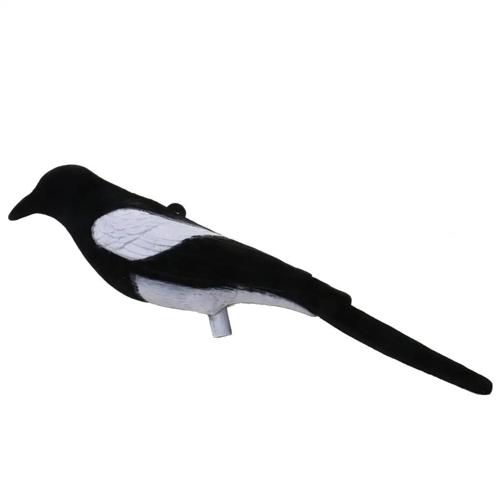 Leurre d'oiseau artificiel à plumes pour pie - Accessoire de chasse et décoration intérieure