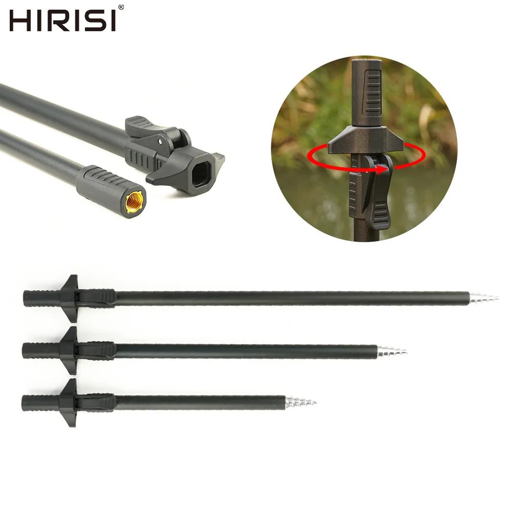 Support de canne télescopique en aluminium Hirisi pour la pêche de la carpe - Bâton de