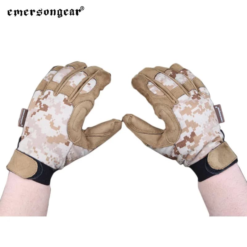 Gants tactiques camouflage léger Emerson Gear AOR1 - Pêche, randonnée et outdoor
