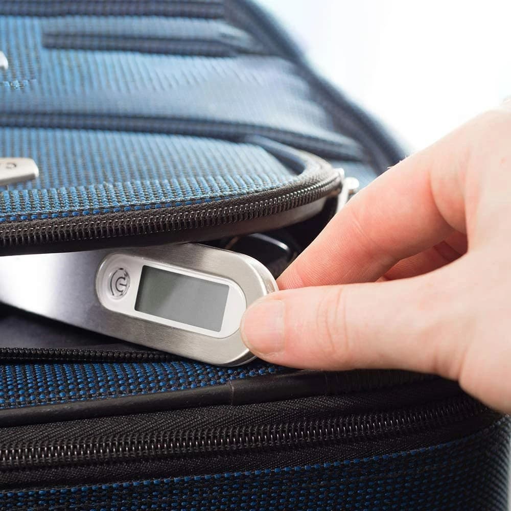 Balance digitale LCD voyage 50kg x 10g - Pèse-bagages électronique portable crochet pêche précision