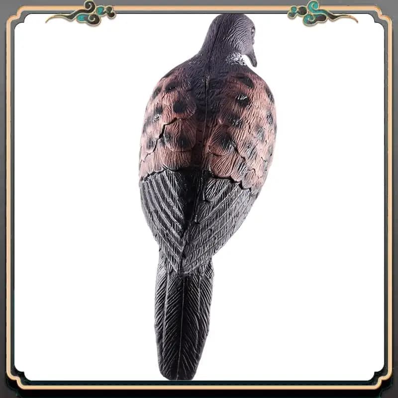 Kit premium 4 leurres pigeons bioniques - Protection jardin et appâts chasse oiseaux réalistes
