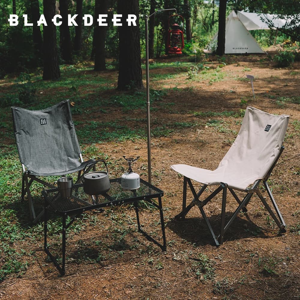 Chaise relax pliante Blackdeer en alliage d'aluminium pour pêche, plage et camping
