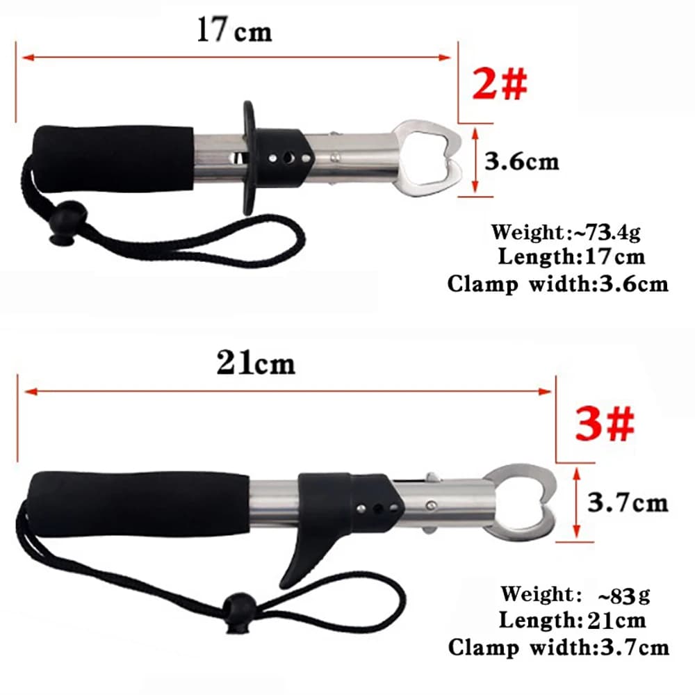 Pince à leurres multifonction en acier inoxydable 21/17 cm pour contrôle et décrochage du poisson