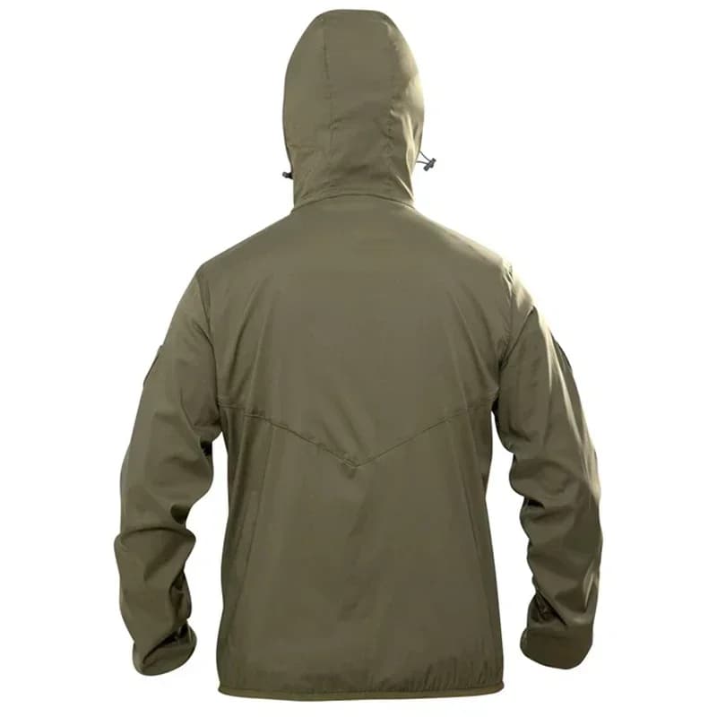 Vente chaude veste tactique été homme outdoor séchage rapide camping pêche militaire camouflage capuche anti-UV