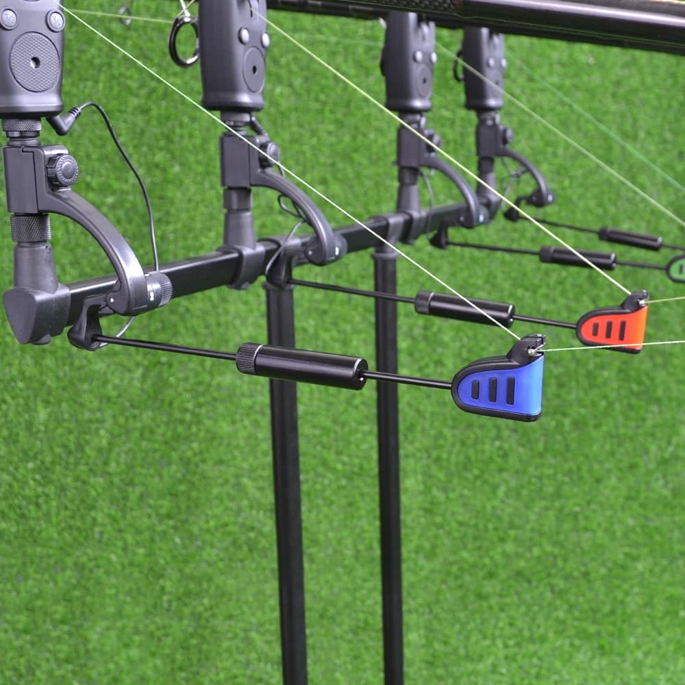 Set de swingers LED Hirisi pour pêche à la carpe - indicateurs de touche avec connecteur rapide B2030