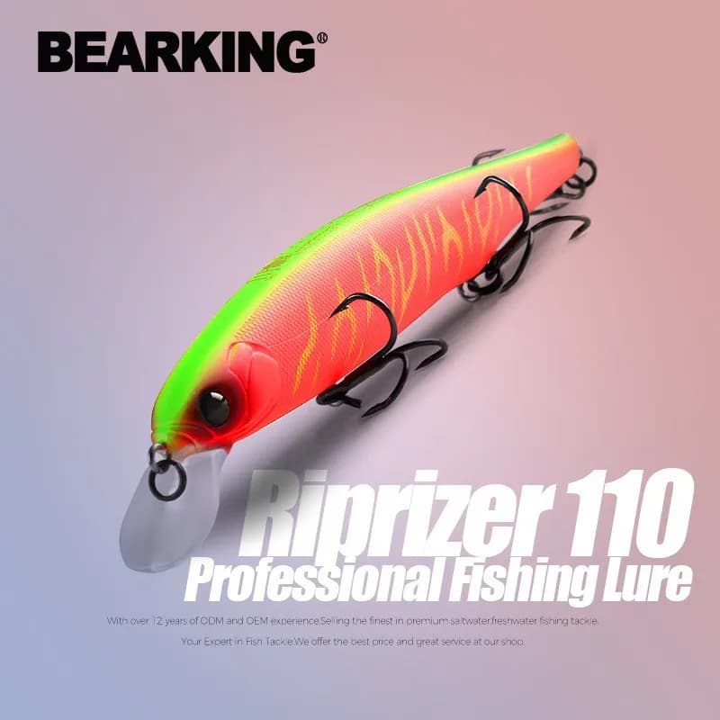 Leurre Riprizer 110 11cm 15g plongée 1.5m - wobblers carpe BEARKING meilleur prix