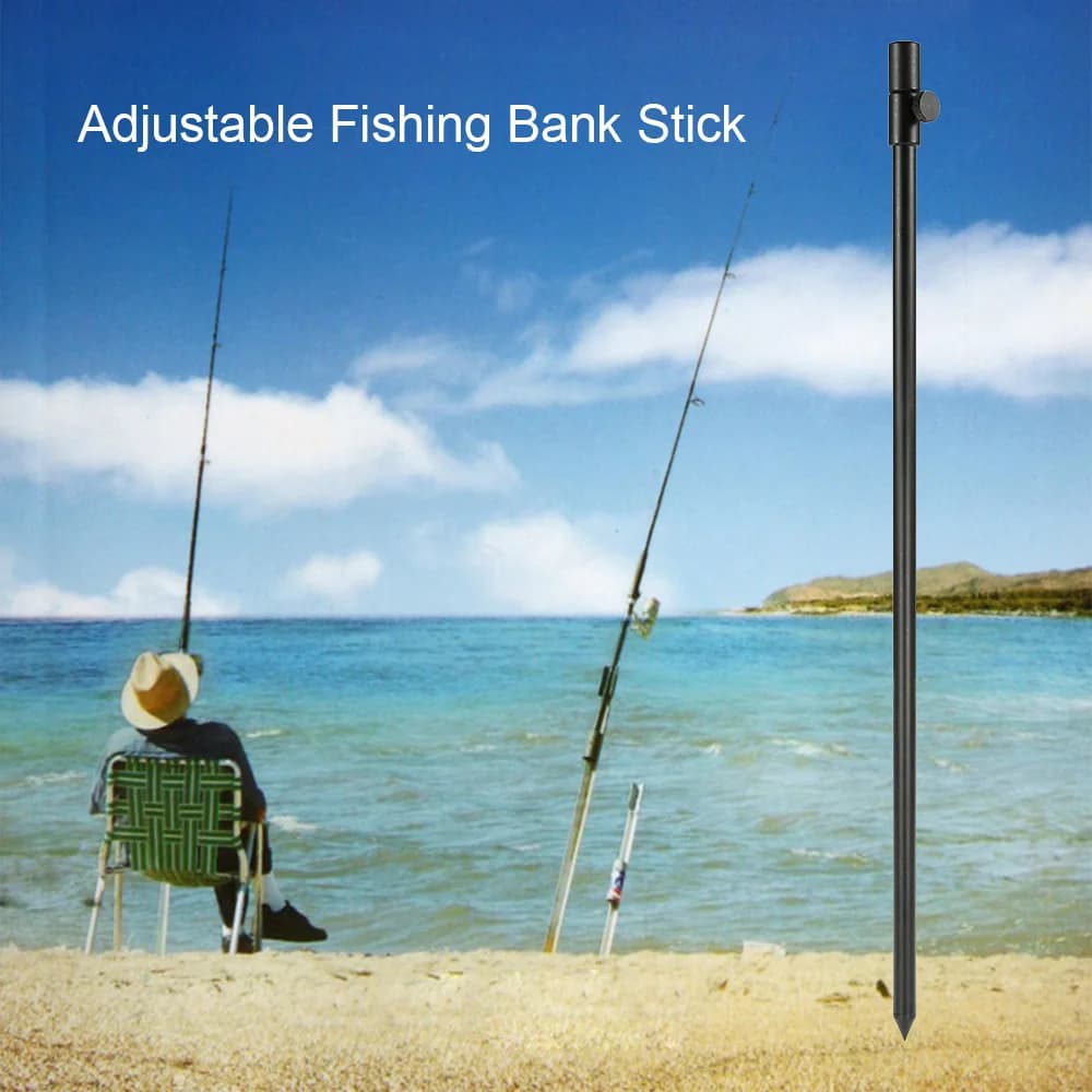 Bankstick en alliage d'aluminium extensible 48-75cm - Support réglable pour détecteurs de touches