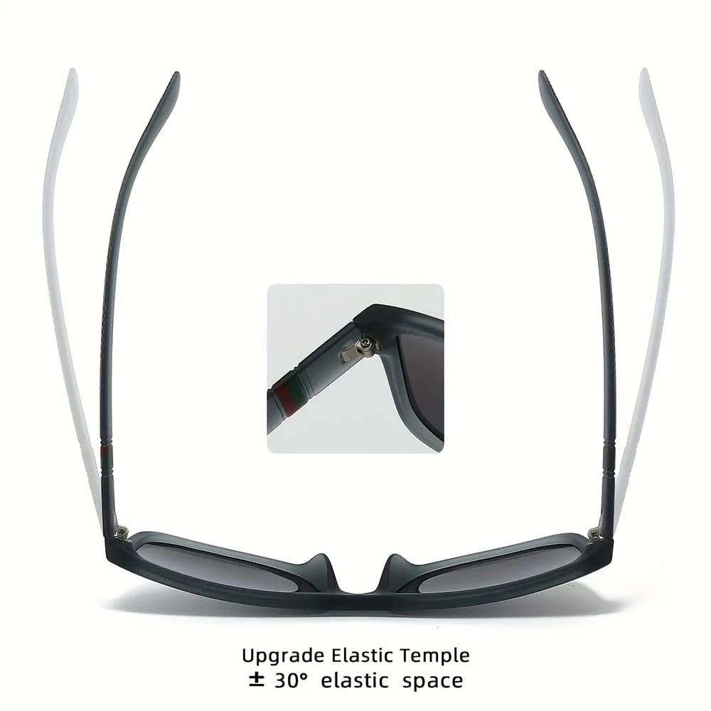Lunettes de pêche polarisées vintage pour hommes - Conduite et détection des poissons optimisées