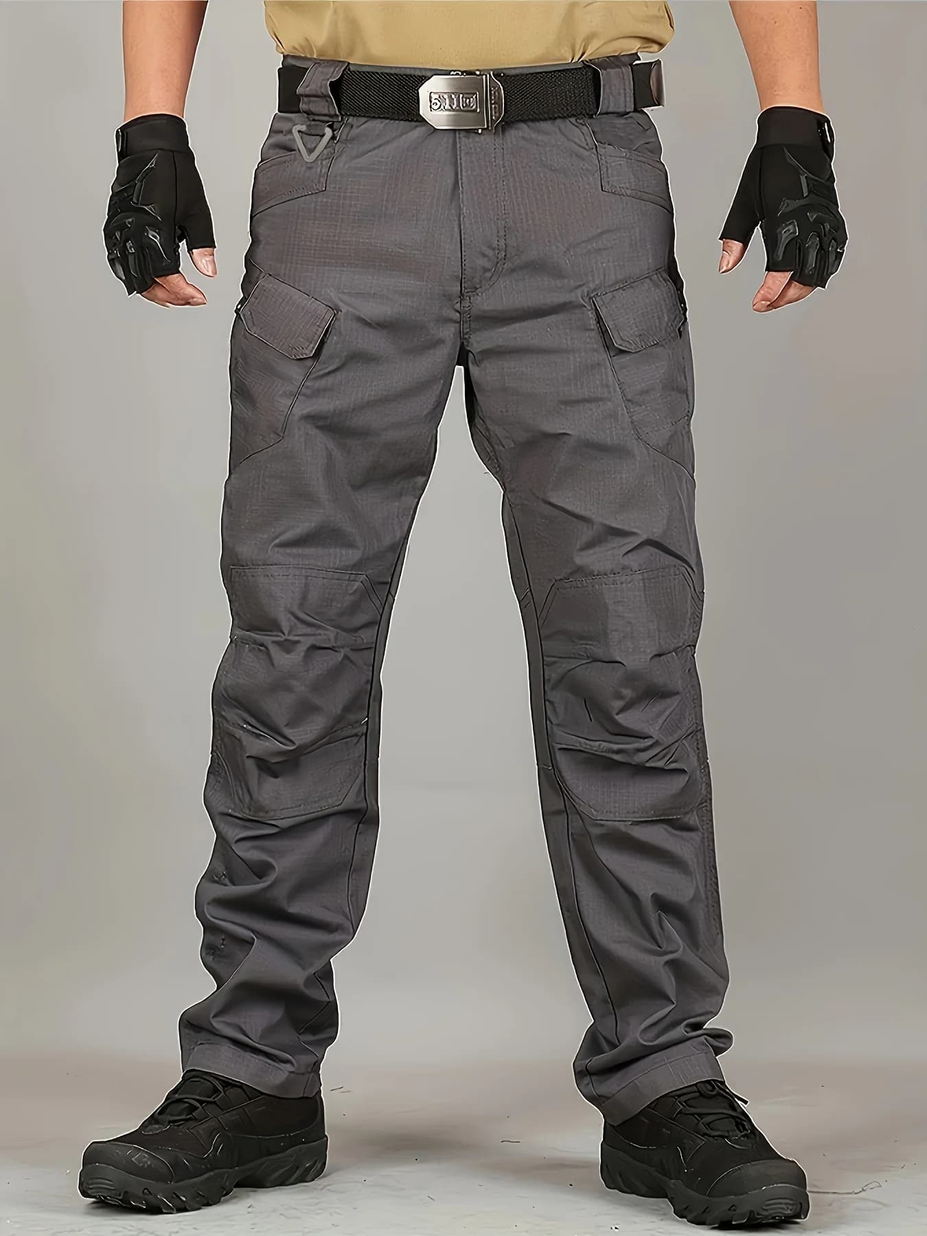 Pantalon cargo taille plus pour pêche printemps été - Large confortable pêche oversize homme