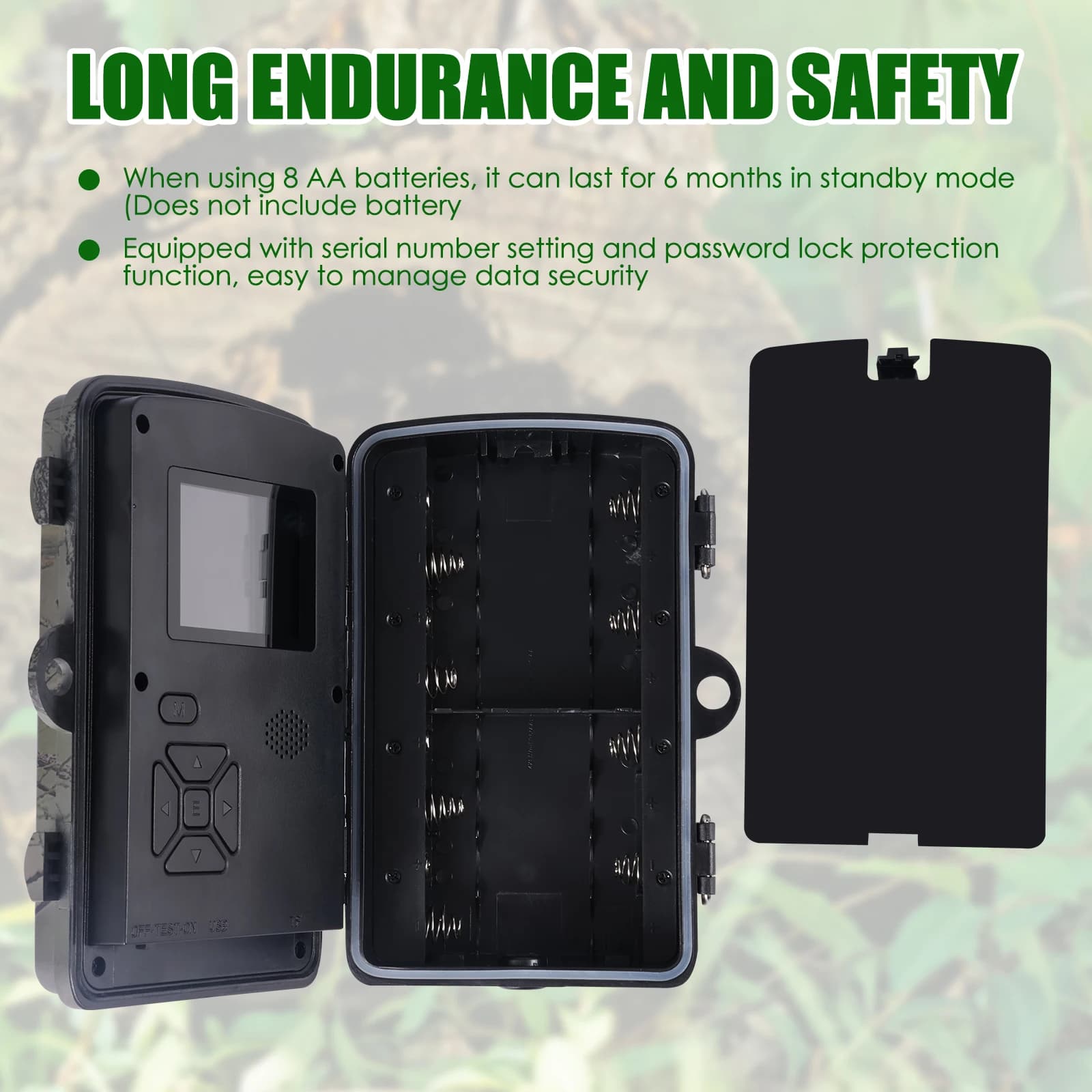 Caméra de surveillance sauvage IP66 étanche avec vision nocturne infrarouge pour monitoring