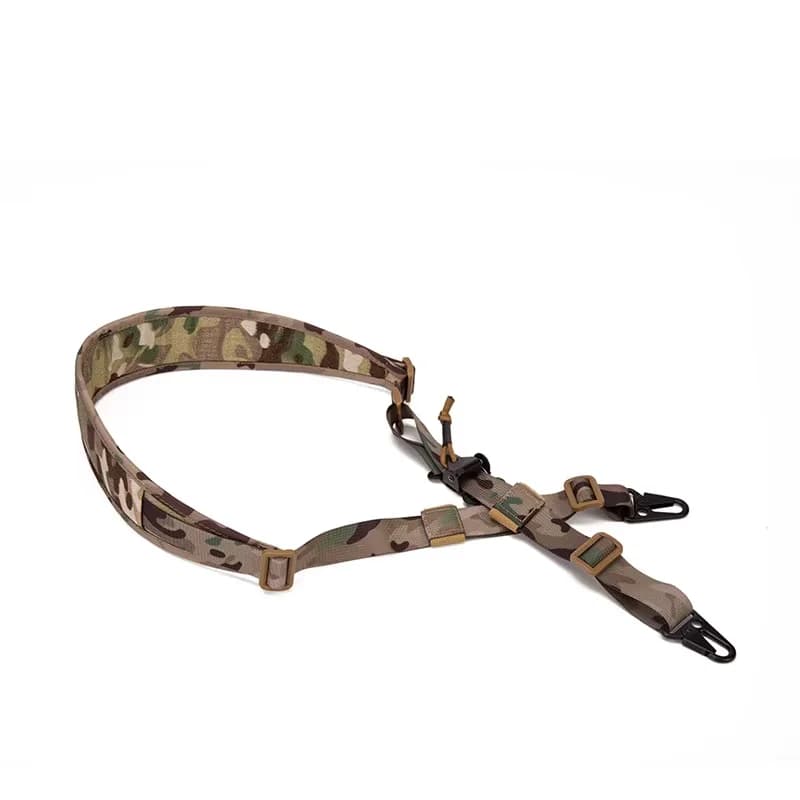 Bretelle tactique rembourrée pour fusil de chasse - Sling modulaire 2 points pour pêche