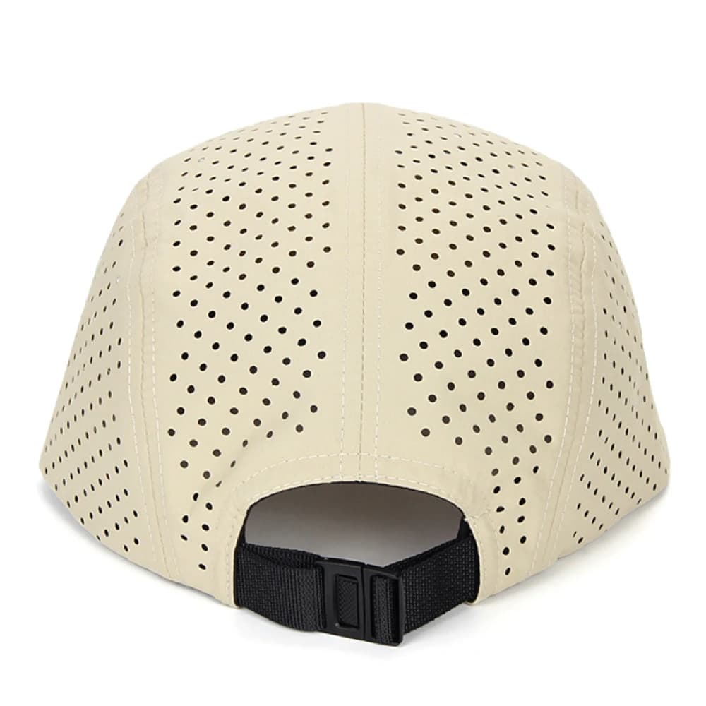 Casquette running perforée légère cinq panneaux pour hommes - Protection solaire séchage rapide