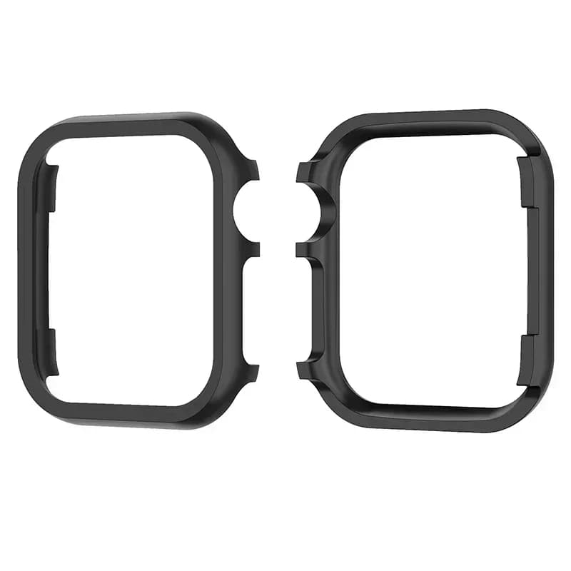 Cadre métal aluminium or pour Apple Watch SE 10 9 8 7 - protection étanche pêche