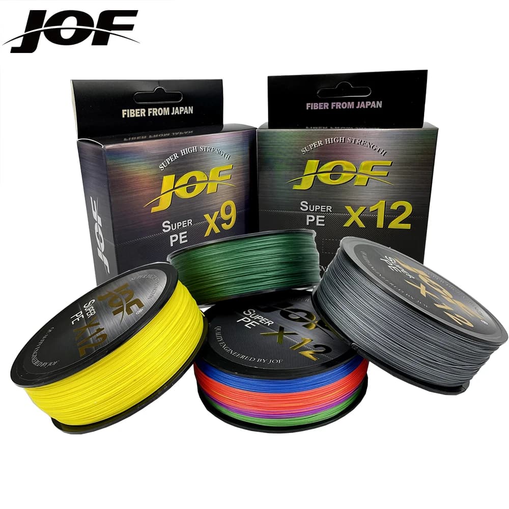 Ligne de pêche japonaise JOF multifilament PE 12 brins, ultra résistante pour la carpe, 20 à