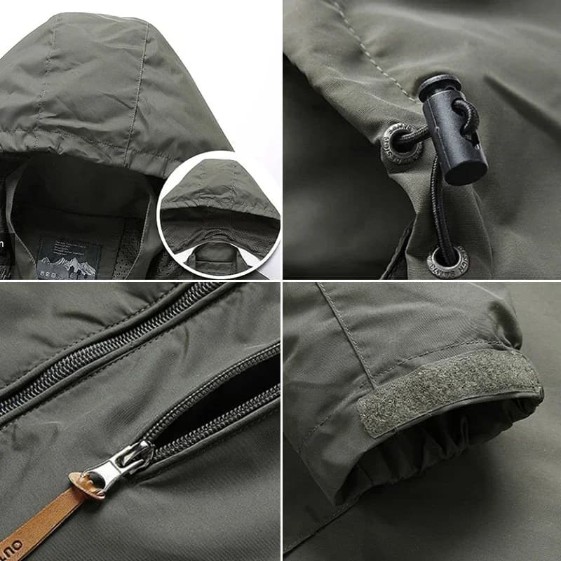 Coupe-vent de pêche automne hiver homme - Veste imperméable randonnée camping baseball pêche