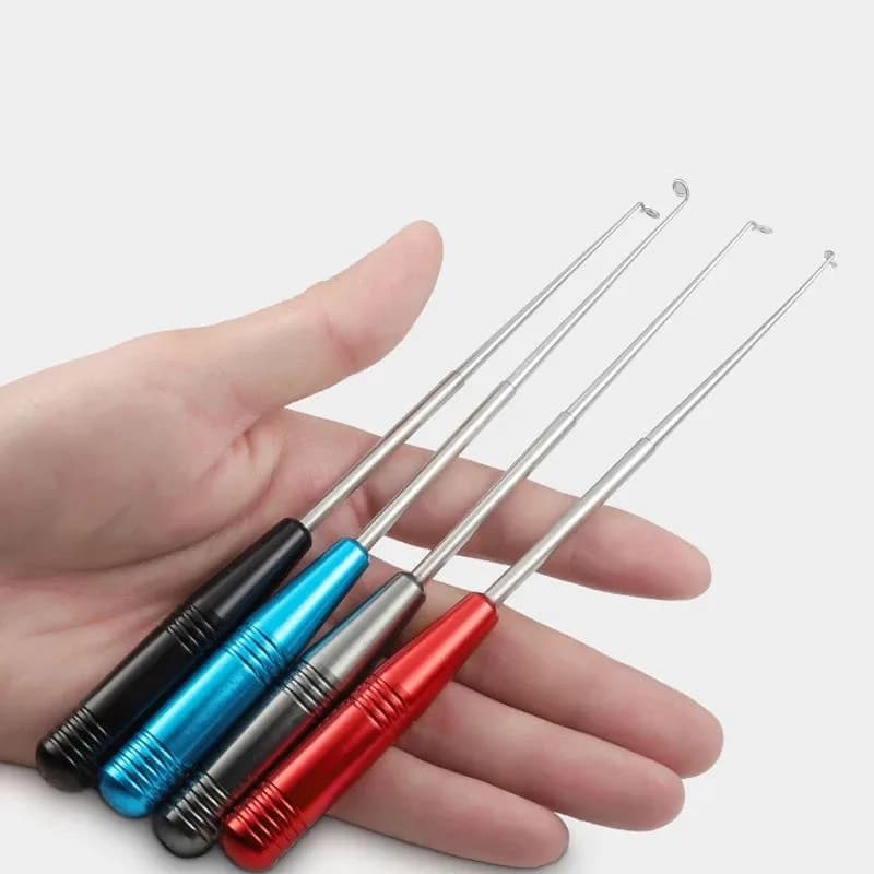 Outil dégorgeoir en acier inoxydable pour retirer les hameçons de poisson - Accessoire de pêche pratique 1-4 pièces