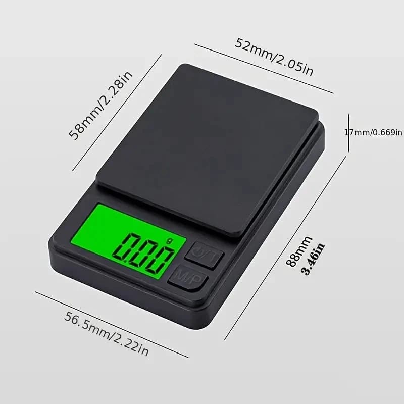 Mini balance digitale haute précision 500g 0.01g - Pèse-bijoux et petits accessoires pêche portable
