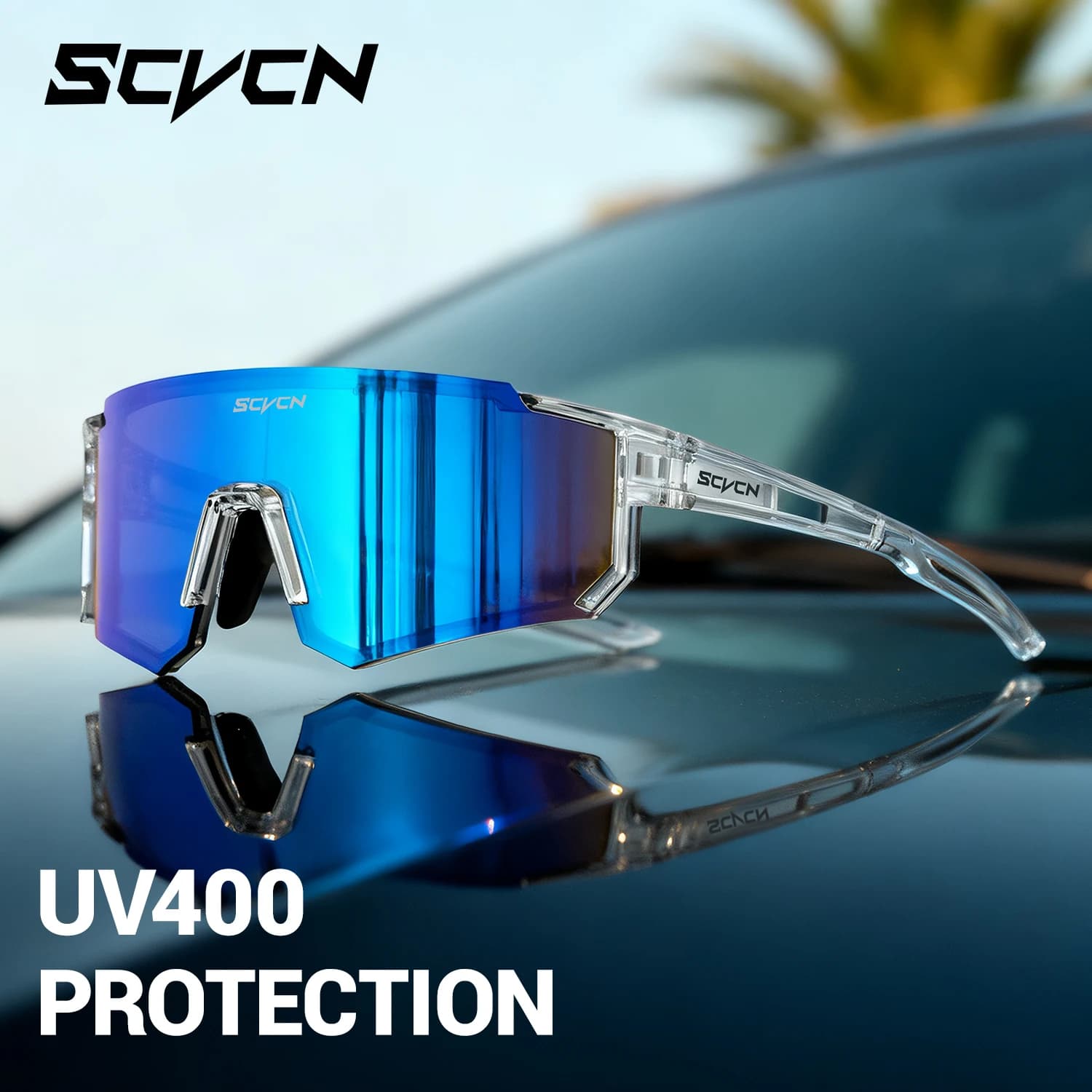 Lunettes de sport mode homme femme pêche - Protection UV400 VTT randonnée ski montagne cyclisme extérieur