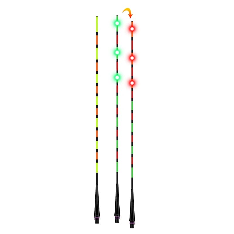 Flotteur lumineux à capteur gravité avec queue LED changeante pour pêche électrique nocturne en mer