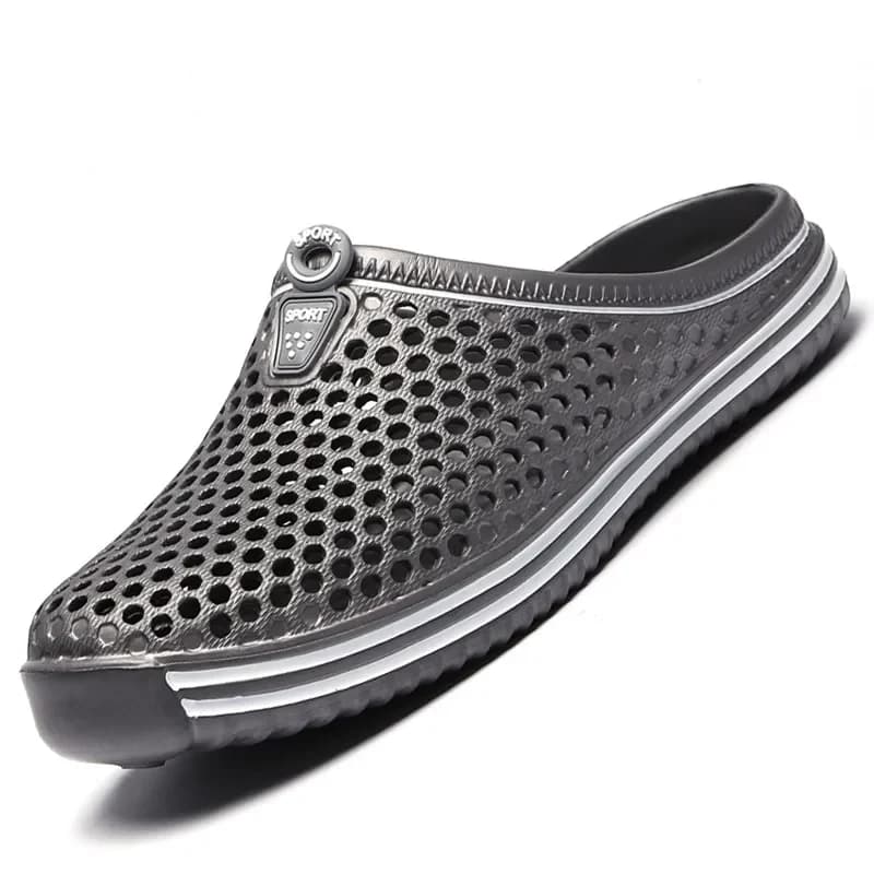 Sandales piscine homme été plage jardin - Chaussures d'eau unisexe confortables douche extérieur