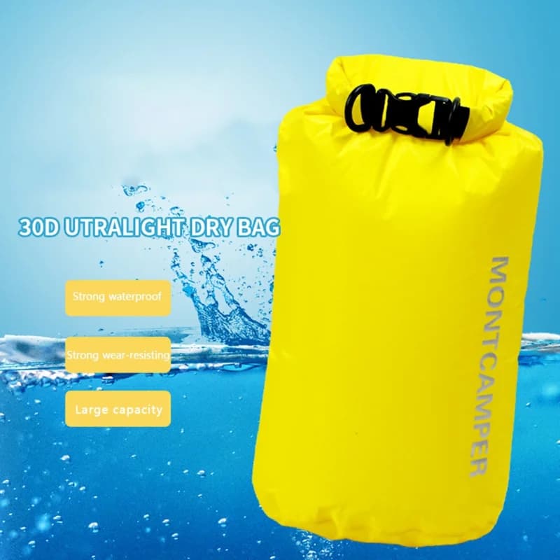 Sac étanche 3L 5L 10L 20L 35L nylon 30D ultraléger pour rafting kayak natation - Dry bag waterproof