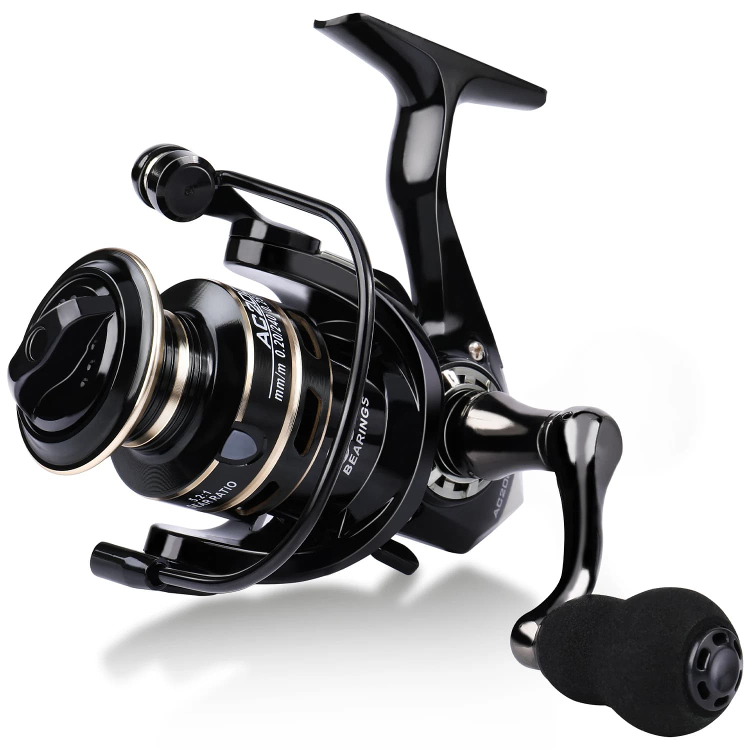 Moulinet spinning Sougayilang aluminium 5.2:1 drag 10kg pour pêche carpe - Bobine renforcée