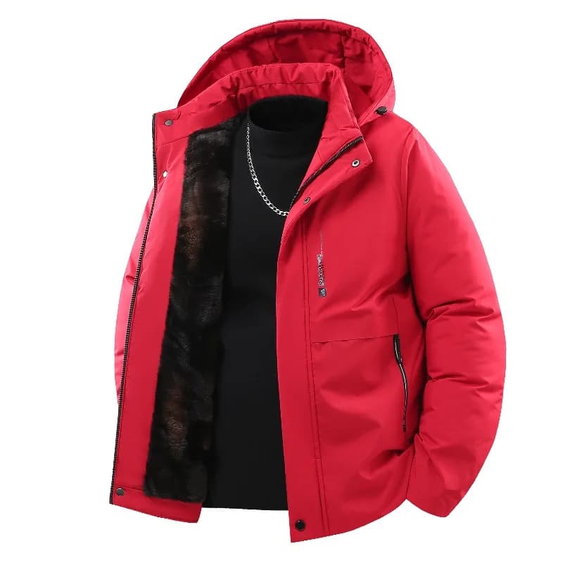 Veste chaude hiver pêche parka matelassée coupe-vent confortable et polyvalente