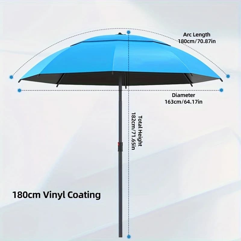 Parapluie pêche extérieur portable ombre soleil pour pêcheurs étal jardin boutique activités outdoor