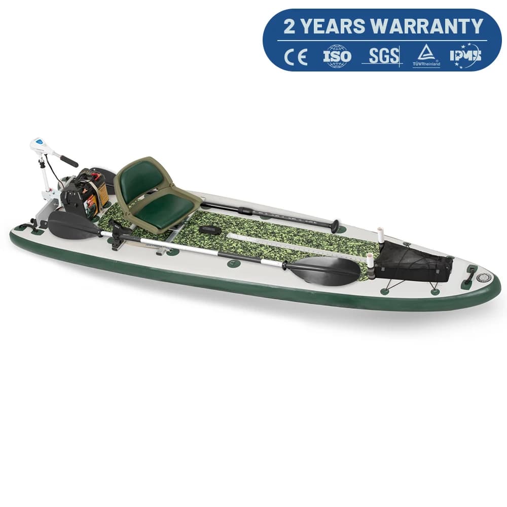 Bateau de pêche gonflable PVC en vente - Kayak gonflable personnalisable OEM pour pêcheurs