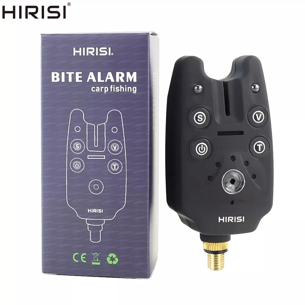 Alarme carpe B1101 avec réglage volume, tonalité, sensibilité et indicateur LED lumineux