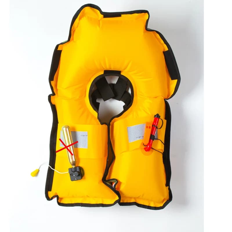 Gilet de sauvetage gonflable manuel automatique 150N PFD pour pêche et sports nautiques