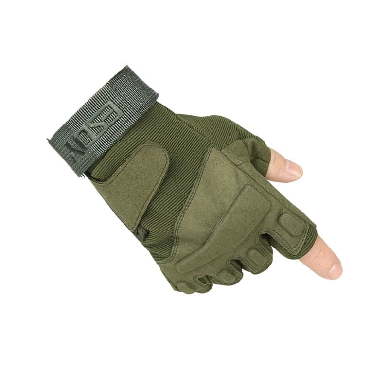 Gants tactiques ESDY demi-doigts pour pêche airsoft et tir protection main légère outdoor